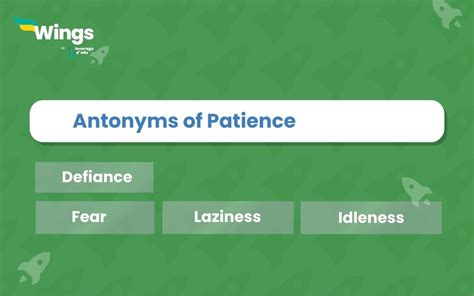 naps antonym|opposite of patience.
